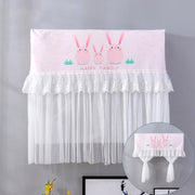 Do Not Take Dust-proof And Anti Direct Blowing Simple Wind Hanging Machine Air Conditioner Moon Cover, Size:Width 92 �� Thickness 20 �� Height 90cm(Pink Chinchilla)