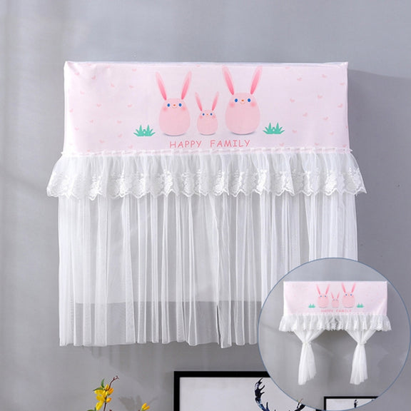Do Not Take Dust-proof And Anti Direct Blowing Simple Wind Hanging Machine Air Conditioner Moon Cover, Size:Width 92 �� Thickness 20 �� Height 90cm(Pink Chinchilla)