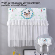 Do Not Take Dust-proof And Anti Direct Blowing Simple Wind Hanging Machine Air Conditioner Moon Cover, Size:Width 92 �� Thickness 20 �� Height 90cm(Garland Deer)