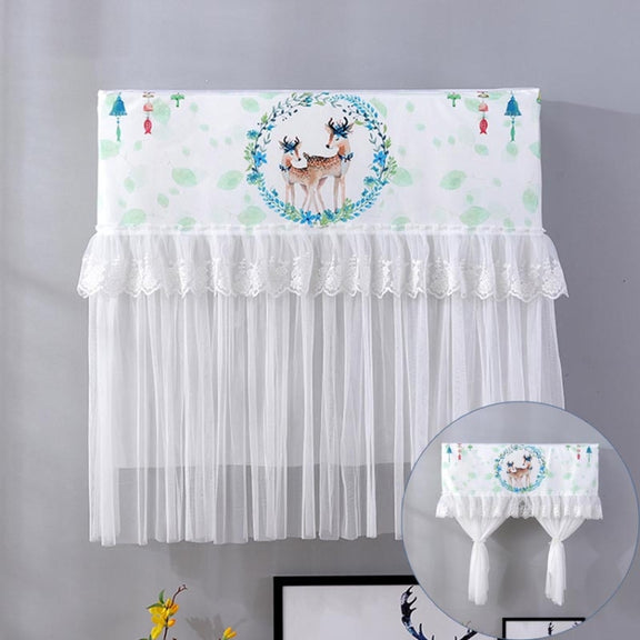 Do Not Take Dust-proof And Anti Direct Blowing Simple Wind Hanging Machine Air Conditioner Moon Cover, Size:Width 92 �� Thickness 20 �� Height 90cm(Garland Deer)