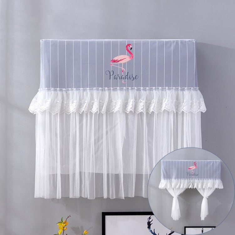 Do Not Take Dust-proof And Anti Direct Blowing Simple Wind Hanging Machine Air Conditioner Moon Cover, Size:Width 92 �� Thickness 20 �� Height 90cm(Striped Flamingo) - free shipping - PMC TechLife - Order now!