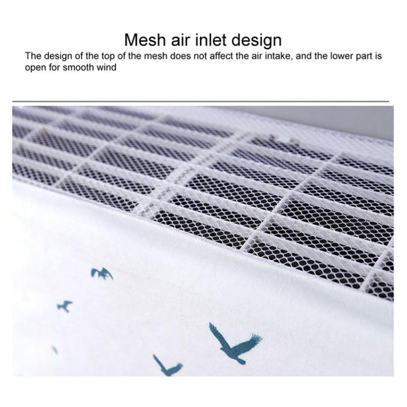 Do Not Take Dust-proof And Anti Direct Blowing Simple Wind Hanging Machine Air Conditioner Moon Cover, Size:Width 92 �� Thickness 20 �� Height 90cm(Round Leaf)