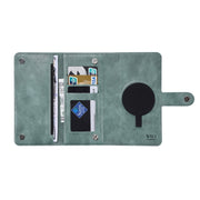 For Samsung Galaxy S23 FE 5G ViLi GV Series MagSafe Magnetic Zipper Leather Phone Case(Green)