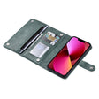 For iPhone 13 ViLi GV Series MagSafe Magnetic Zipper Leather Phone Case(Green) - iPhone 13 Cases by ViLi | Online Shopping South Africa | PMC TechLife | Buy Now Pay Later Mobicred