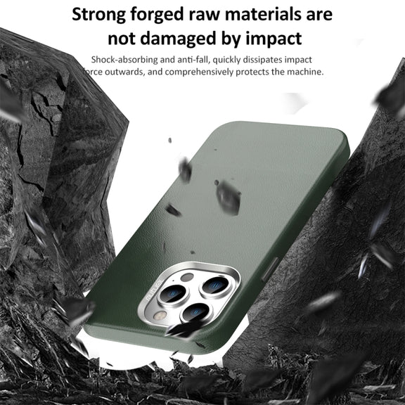 For iPhone 15 Pro Max Mutural Mingdian Series MagSafe Magnetic Phone Case(Dark Purple)