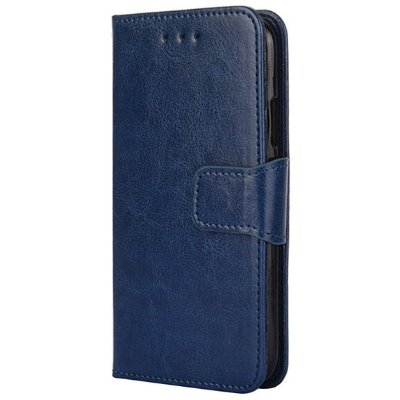 For Motorola Moto G Play 4G 2024 Crystal Texture Leather Phone Case(Royal Blue)