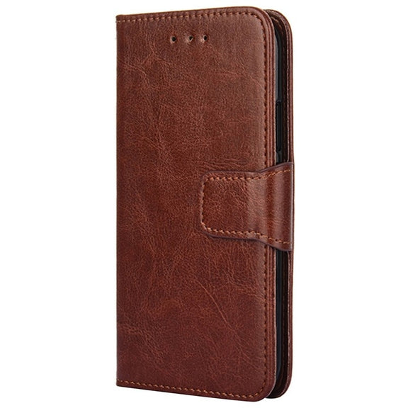 For Motorola Moto G Play 4G 2024 Crystal Texture Leather Phone Case(Brown)