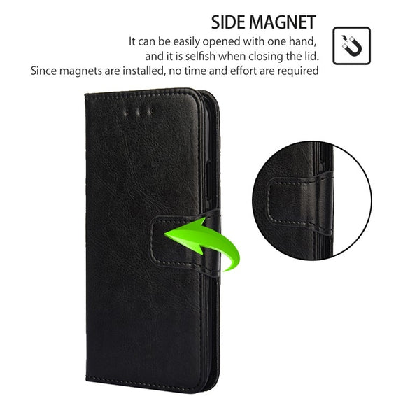 For Motorola Moto G Play 4G 2024 Crystal Texture Leather Phone Case(Black)