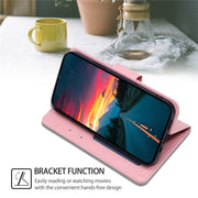 For Motorola Edge 5G 2024 Crystal Texture Leather Phone Case(Pink)