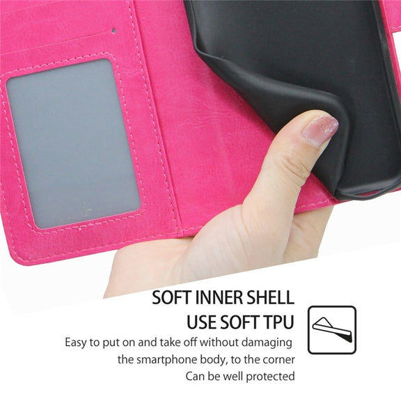 For Motorola Edge 5G 2024 Crystal Texture Leather Phone Case(Rose Red)