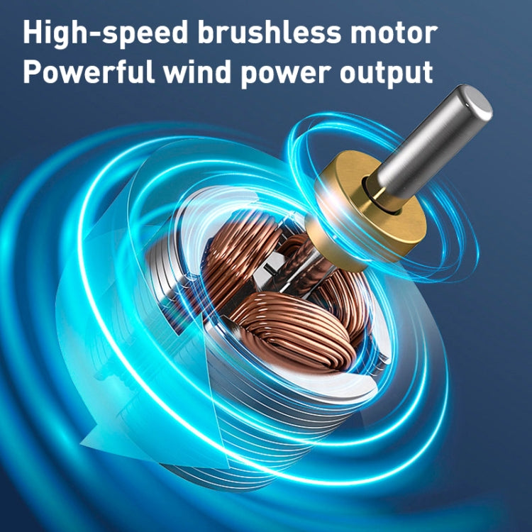 DC01 Mini Handheld High-speed Electric Fan(White) - Electric Fans by PMC TechLife | Online Shopping South Africa | PMC TechLife | Buy Now Pay Later Mobicred