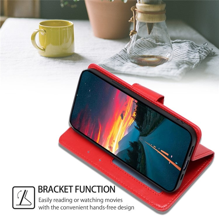 For Honor Magic6 Pro Crystal Texture Leather Phone Case(Red) - Honor Cases by PMC TechLife | Online Shopping South Africa | PMC TechLife | Buy Now Pay Later Mobicred