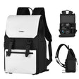 Cwatcun D79 Camera Backpack Multi-Functional Camera  Dual Shoulders Bag, Size:40.5 x 28 x 17.5cm Small(Black White) - free shipping - PMC TechLife - Order now!