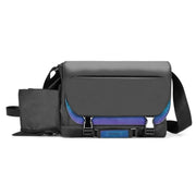 Cwatcun D85 Camera Bag Side Quick Access Camera Messenger Case Water-resistant Bag, Size:40 x 17 x 30cm XL(Black)