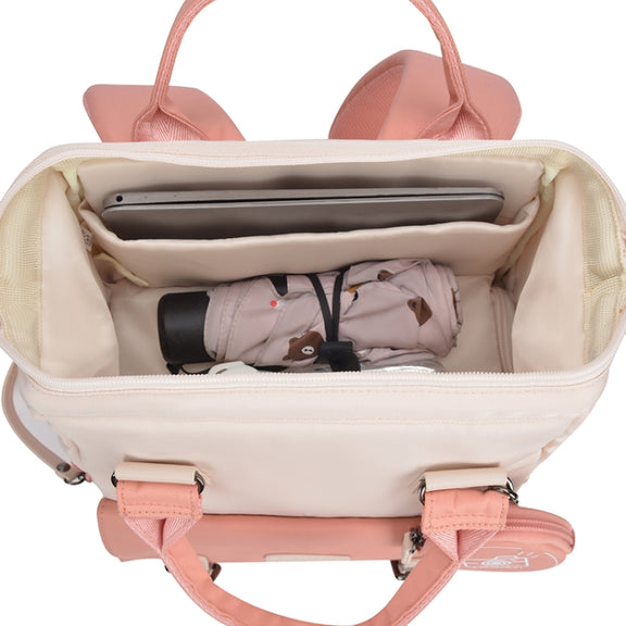 Cwatcun D87 Color Matching Camera Backpack Large Capacity Photography Bag, Size:40.5 x 35 x 20cm Large(Pink)
