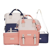 Cwatcun D87 Color Matching Camera Backpack Large Capacity Photography Bag, Size:38 x 31 x 20cm Small(Pink)