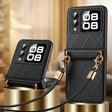 For Huawei nova Flip SULADA Elegant Rhombic Texture Folding Phone Case with Lanyard(Black) - free shipping - PMC TechLife - Order now!