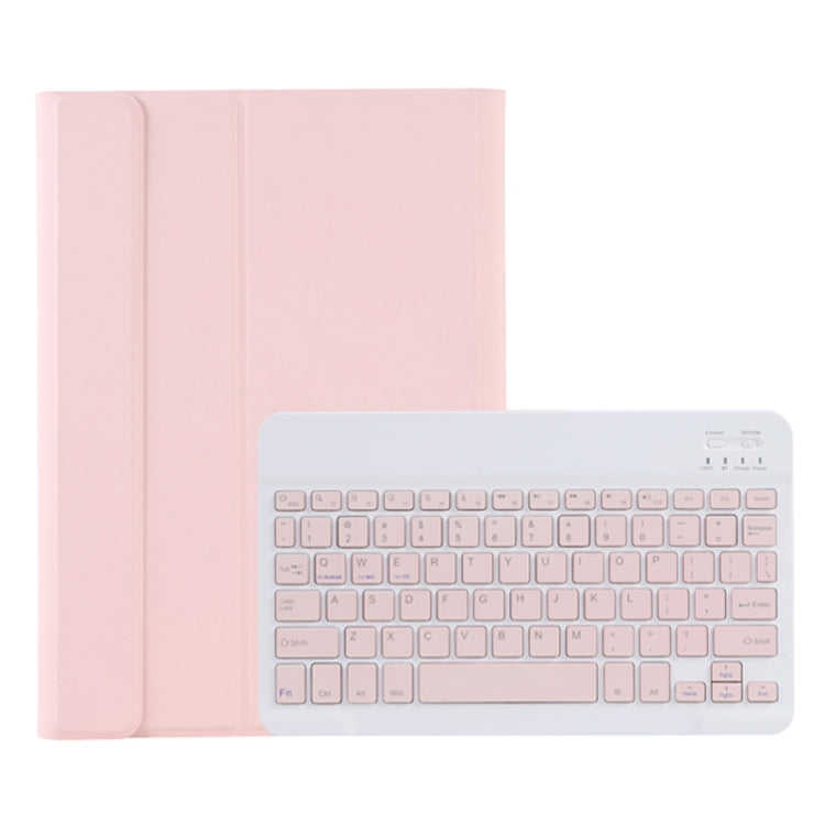 For Samsung Galaxy Tab A9+ X210/X215/X215 A09B Candy Color TPU Bluetooth Keyboard Leather Tablet Case with Pen Holder(Pink) - free shipping - PMC TechLife - Order now!