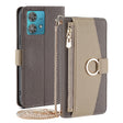 For Motorola Edge 40 Neo 5G Crossbody Litchi Texture Leather Phone Case(Grey) - Motorola Cases by PMC TechLife | Online Shopping South Africa | PMC TechLife | Buy Now Pay Later Mobicred