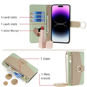 For Motorola Moto G Stylus 2023 4G Crossbody Litchi Texture Leather Phone Case(Green)