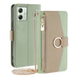 For Motorola Moto G54 5G EU Version Crossbody Litchi Texture Leather Phone Case(Green) - Motorola Cases by PMC TechLife | Online Shopping South Africa | PMC TechLife | Buy Now Pay Later Mobicred