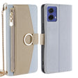 For Motorola Moto G85 5G Crossbody Litchi Texture Leather Phone Case(Blue) - Motorola Cases by PMC TechLife | Online Shopping South Africa | PMC TechLife | Buy Now Pay Later Mobicred