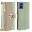 For Motorola Moto G85 5G Crossbody Litchi Texture Leather Phone Case(Green) - Motorola Cases by PMC TechLife | Online Shopping South Africa | PMC TechLife | Buy Now Pay Later Mobicred