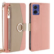 For Motorola Moto G85 5G Crossbody Litchi Texture Leather Phone Case(Pink) - Motorola Cases by PMC TechLife | Online Shopping South Africa | PMC TechLife | Buy Now Pay Later Mobicred