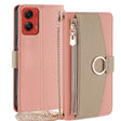 For Motorola Moto G Stylus 5G 2024 Crossbody Litchi Texture Leather Phone Case(Pink) - Motorola Cases by PMC TechLife | Online Shopping South Africa | PMC TechLife | Buy Now Pay Later Mobicred