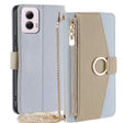 For Motorola Moto G Power 5G 2024 Crossbody Litchi Texture Leather Phone Case(Blue) - Motorola Cases by PMC TechLife | Online Shopping South Africa | PMC TechLife | Buy Now Pay Later Mobicred