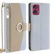 For Motorola Edge 50 Fusion 5G Crossbody Litchi Texture Leather Phone Case(Blue) - Motorola Cases by PMC TechLife | Online Shopping South Africa | PMC TechLife | Buy Now Pay Later Mobicred