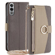 For OnePlus Nord CE4 Crossbody Litchi Texture Leather Phone Case(Grey) - OnePlus Cases by PMC TechLife | Online Shopping South Africa | PMC TechLife | Buy Now Pay Later Mobicred