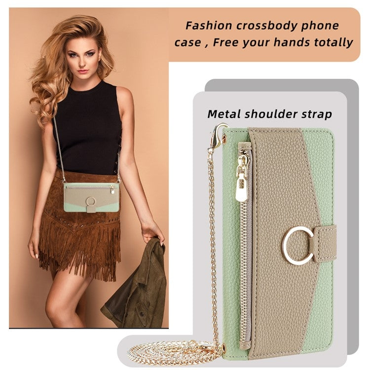 For OnePlus Nord CE 4 Lite 5G Crossbody Litchi Texture Leather Phone Case(Green)