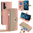For Honor 20 Pro Crossbody Litchi Texture Leather Phone Case(Pink) - Honor Cases by PMC TechLife | Online Shopping South Africa | PMC TechLife | Buy Now Pay Later Mobicred