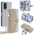 For Honor 30 Pro Crossbody Litchi Texture Leather Phone Case(Blue) - Honor Cases by PMC TechLife | Online Shopping South Africa | PMC TechLife | Buy Now Pay Later Mobicred