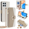 For Honor X30i / X8 Crossbody Litchi Texture Leather Phone Case(White) - Honor Cases by PMC TechLife | Online Shopping South Africa | PMC TechLife | Buy Now Pay Later Mobicred