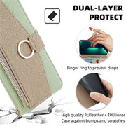 For Samsung Galaxy S24 5G Crossbody Litchi Texture Leather Phone Case(Green)