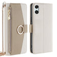 For Sony Xperia 10 VI Crossbody Litchi Texture Leather Phone Case(White) - Sony Cases by PMC TechLife | Online Shopping South Africa | PMC TechLife | Buy Now Pay Later Mobicred