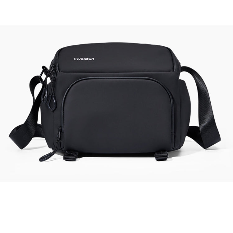 Cwatcun D101 Crossbody Camera Bag Photography Lens Shoulder Bag, Size:20 x 20.5 x 15cm(Black) - Strap Satchel by Cwatcun | Online Shopping South Africa | PMC Jewellery | Buy Now Pay Later Mobicred