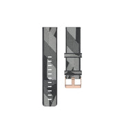 20mm Universal Stripe Weave Nylon Watch Band(Grey)