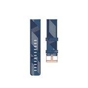 20mm Universal Stripe Weave Nylon Watch Band(Blue)