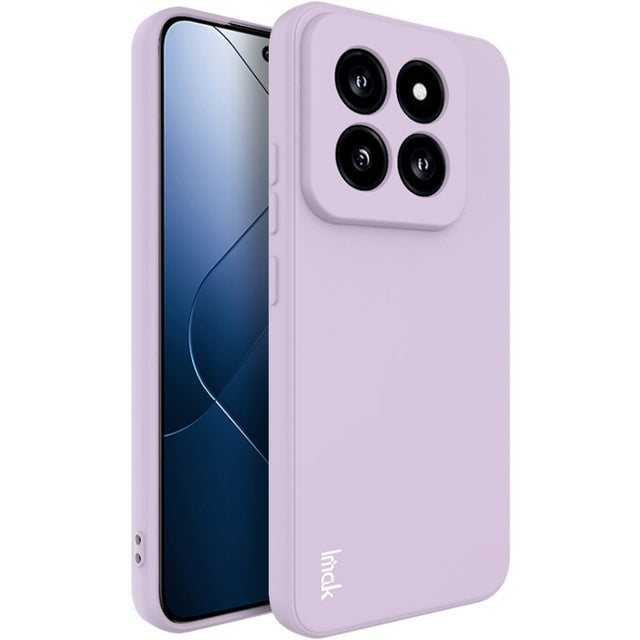 For Xiaomi 14 Pro 5G imak UC-4 Series Straight Edge TPU Phone Case(Purple)