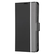 For Motorola Edge 5G 2024 Twill Texture Side Button Leather Phone Case(Black)