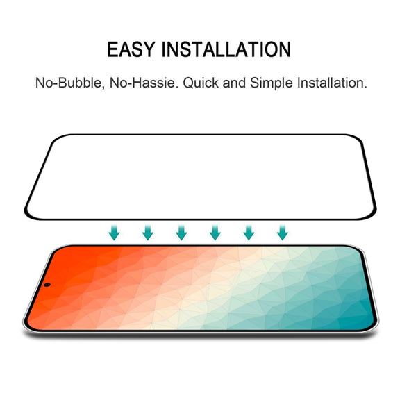 For Samsung Galaxy S24 5G 25pcs Full Glue Screen Tempered Glass Film, Support Fingerprint Unlocking