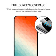 For Samsung Galaxy S24+ 5G 25pcs Full Glue Screen Tempered Glass Film, Support Fingerprint Unlocking