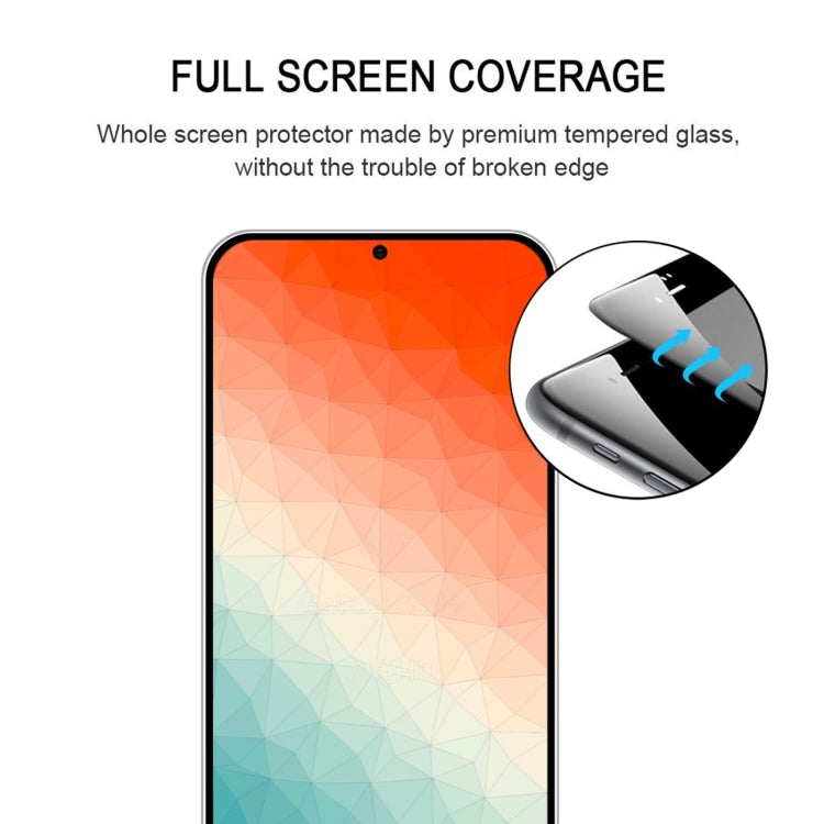 For Samsung Galaxy S24+ 5G 25pcs Full Glue Screen Tempered Glass Film, Support Fingerprint Unlocking
