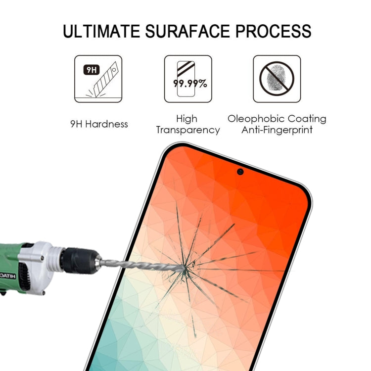 For Samsung Galaxy S24+ 5G 25pcs Full Glue Screen Tempered Glass Film, Support Fingerprint Unlocking