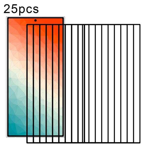 For Samsung Galaxy S24 Ultra 5G 25pcs Full Glue Screen Tempered Glass Film, Support Fingerprint Unlocking