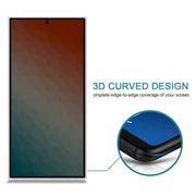 For Samsung Galaxy S24 Ultra 5G 25pcs Full Cover Anti-peeping Tempered Glass Film,  Support Fingerprint Unlocking