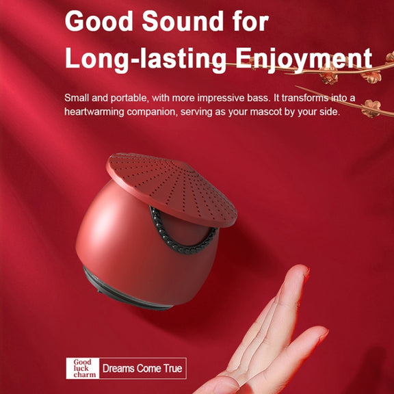 EWA A123 Portable Mini Speaker Chinese Style Bluetooth Speaker(Grey)